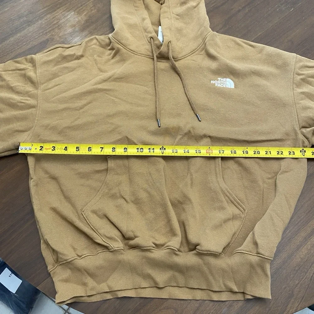 The North Face Men's Brolapse Hoodie zip pocket warm - Yellow Brown - Medium